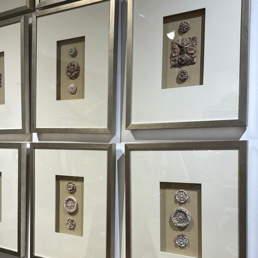 French Framed Medallions (6 avail)