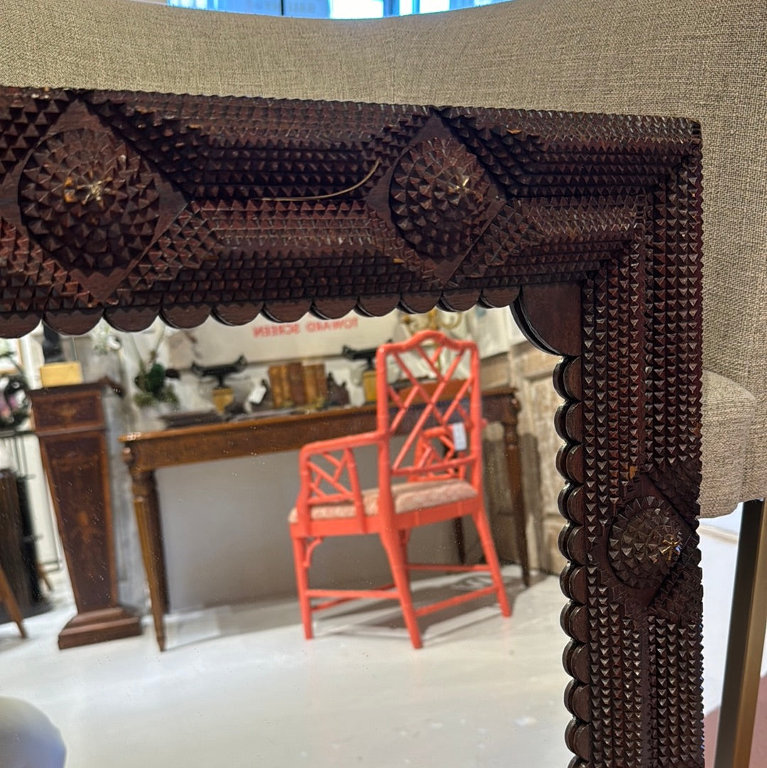 French Tramp Art Mirror – HeatherCookAntiques