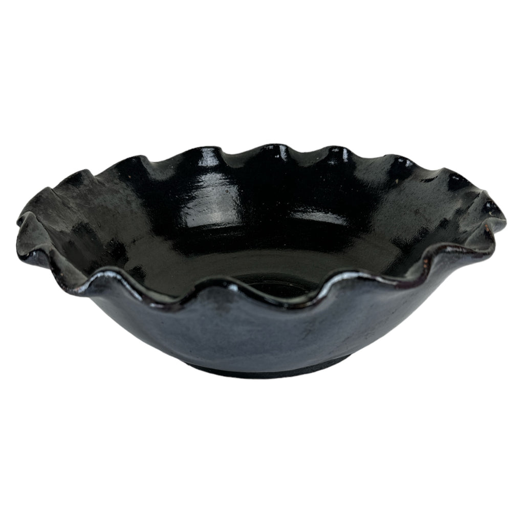 Black French Pottery Bowl