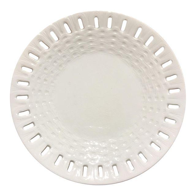 19th-c. Swedish Creamware Plate