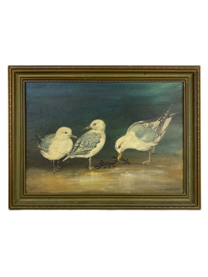 English Painting of Gulls