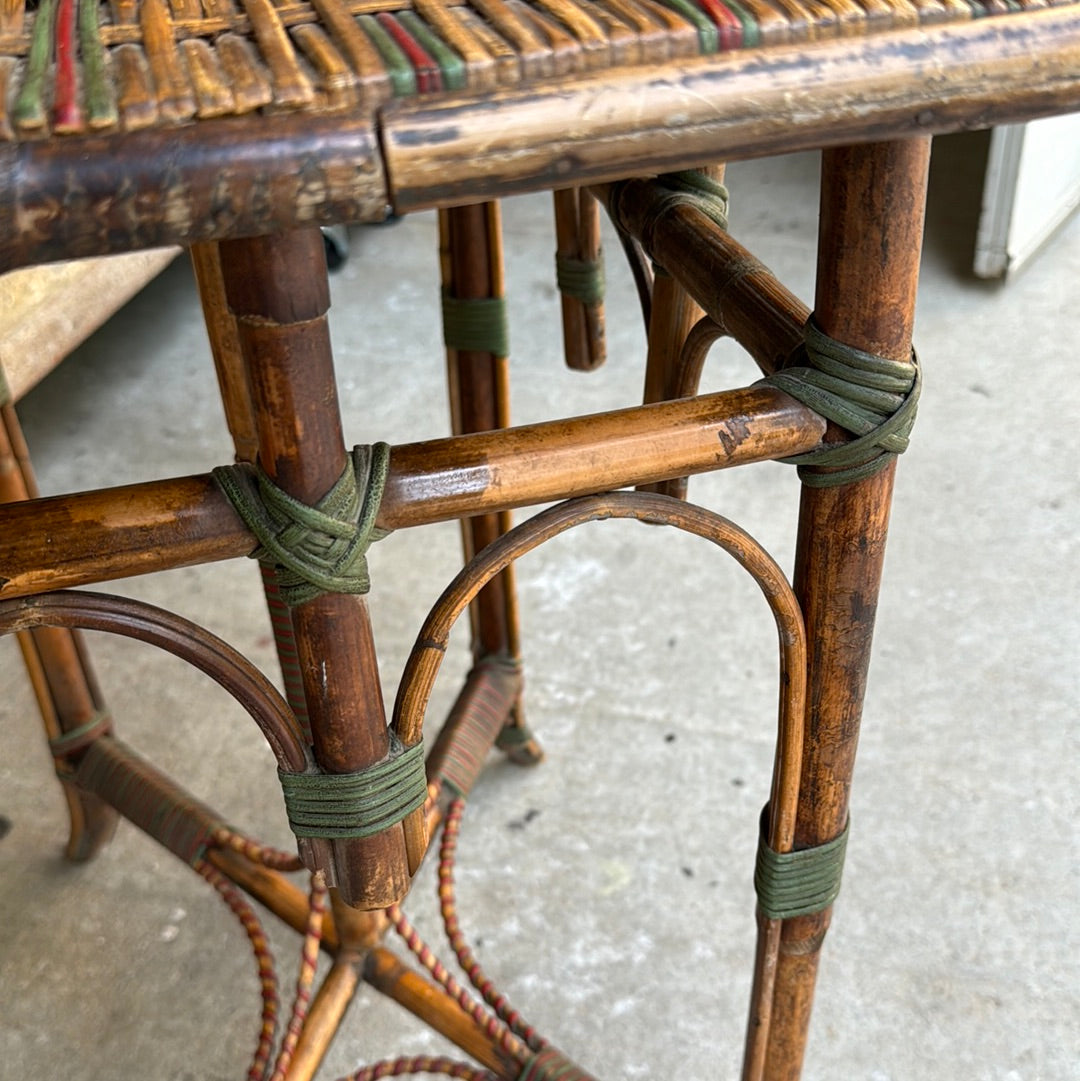 French Wicker Table