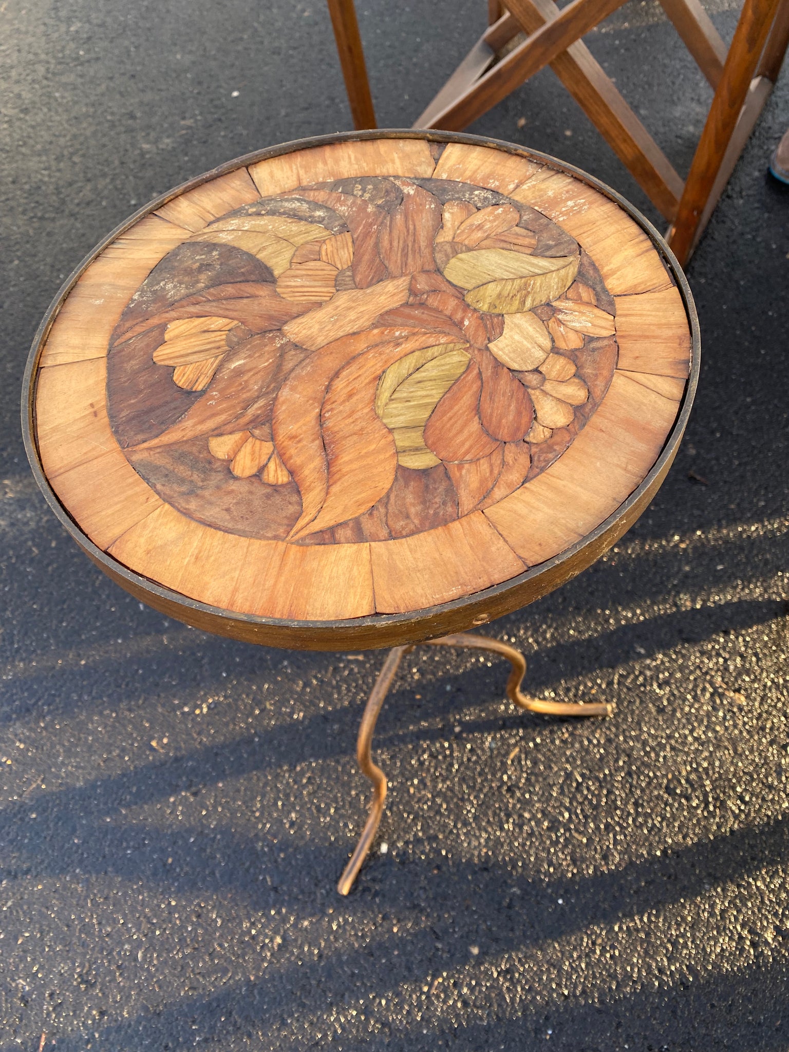 Inlaid Drink Table