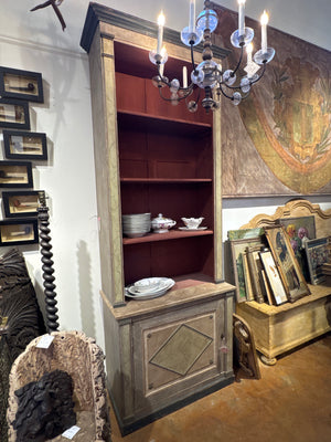 Pair French Cabinets with Shelves