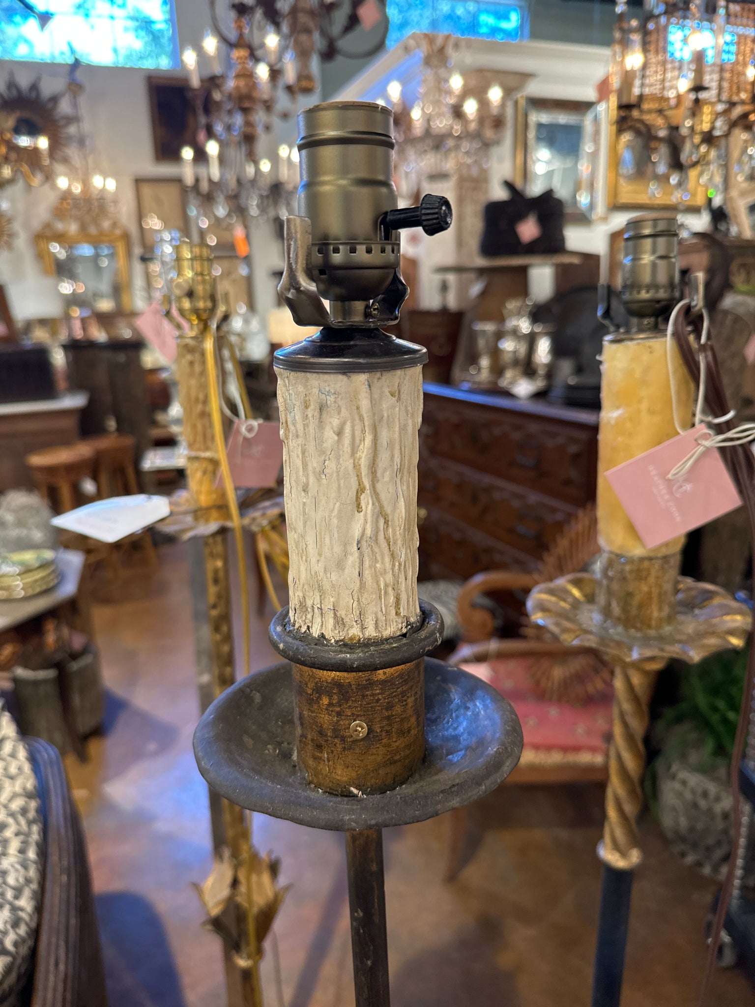 Spanish Gilt Floor Lamp