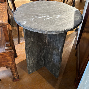 Pair French Slate Side Tables