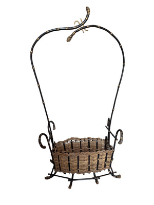 French Napoleon III Large Basket