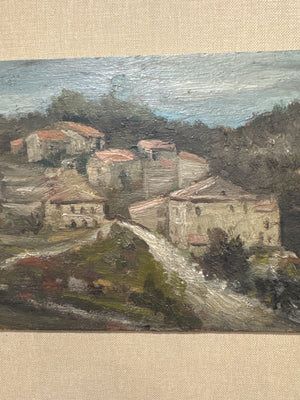 French Oil on Board