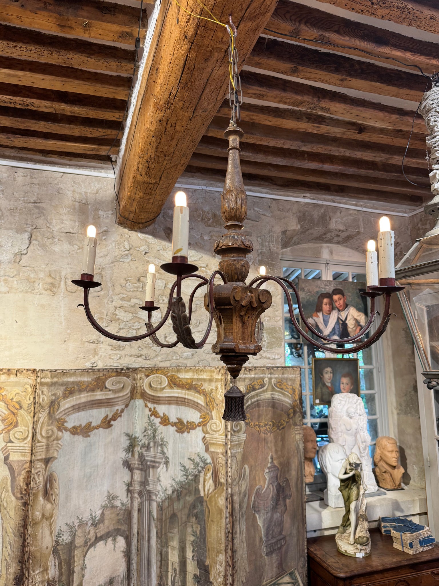 Pair Italian Chandeliers