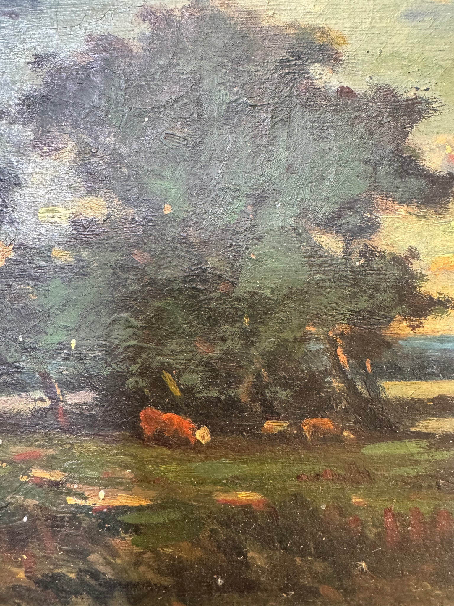 French Oil on Canvas