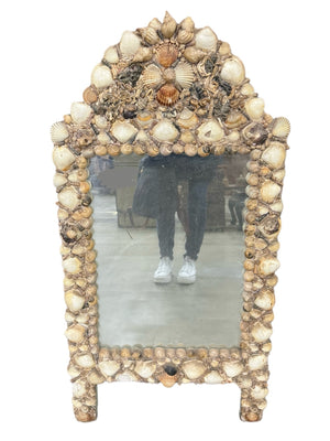 French Seashell Mirror