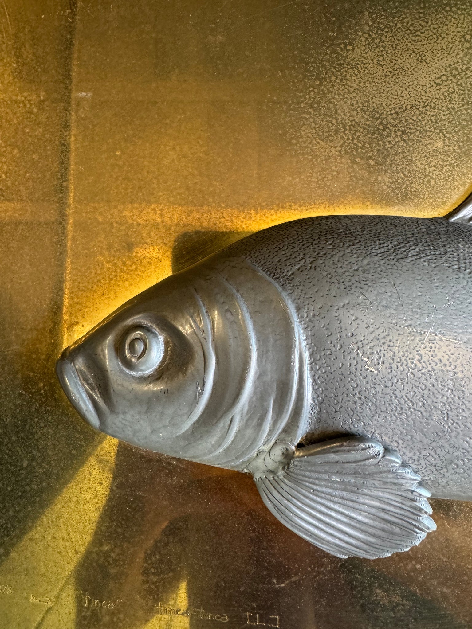 Italian Brass Fish Plaques