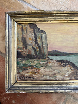 French Oil on Board