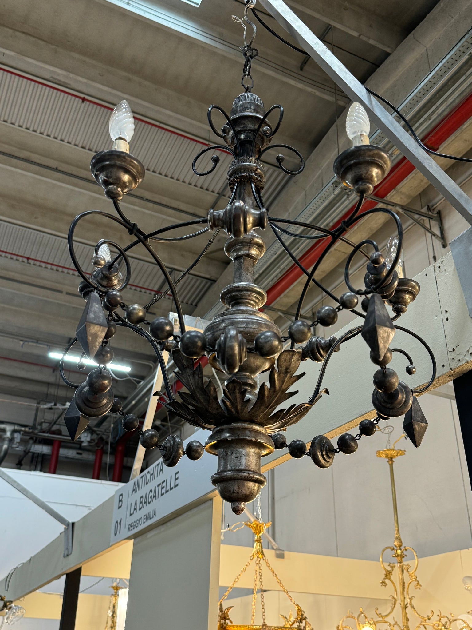 Italian Silver Chandelier