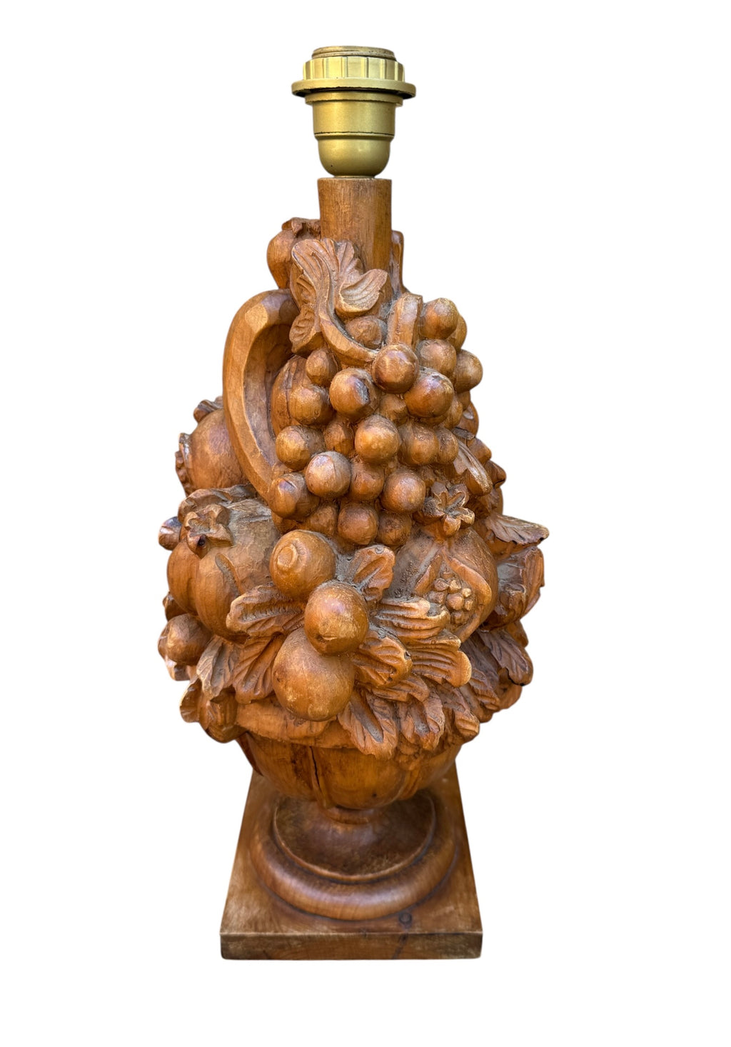 Carved French Lamp