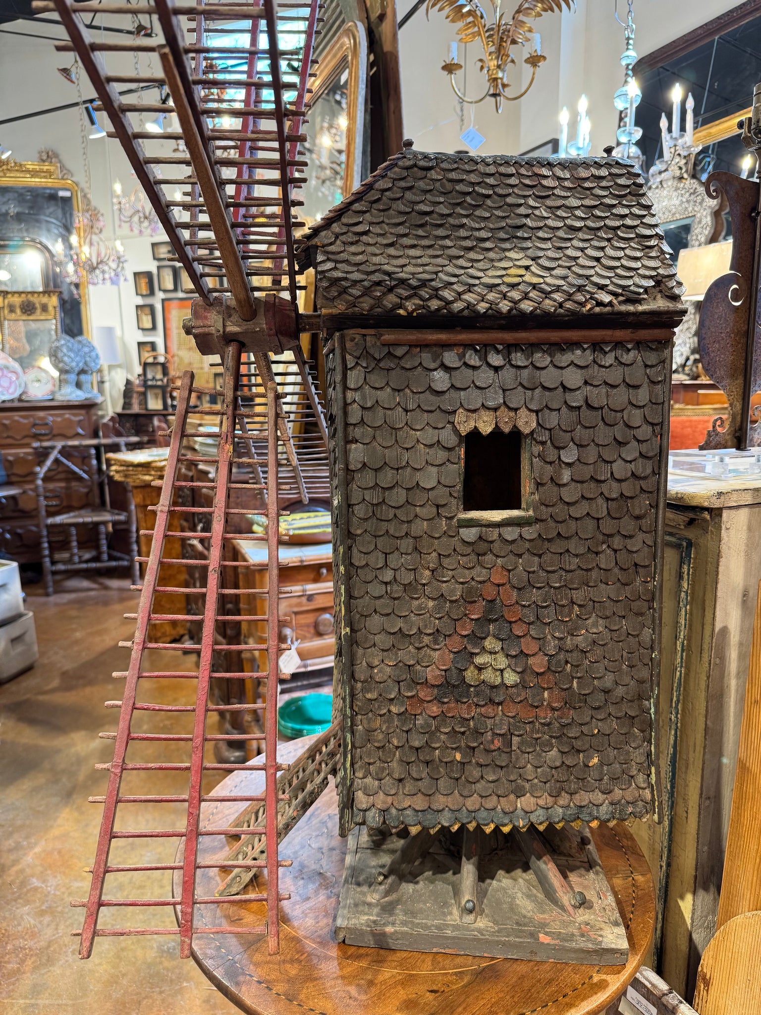French Tramp Art Birdhouse