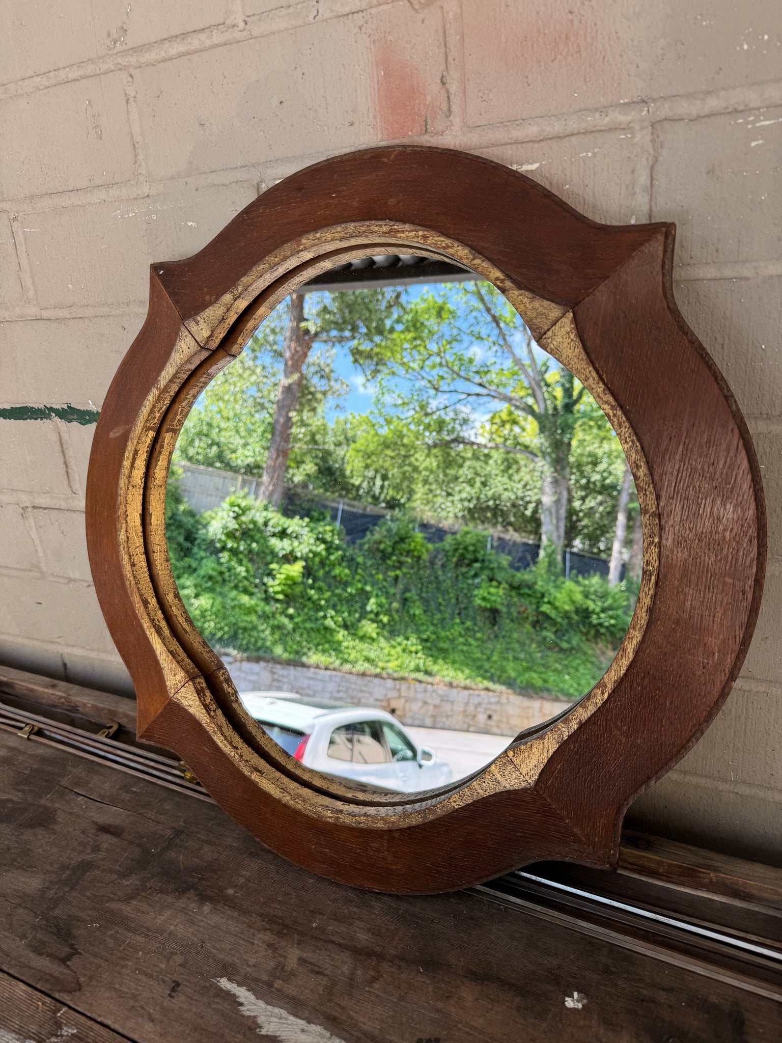 French Round Mirror
