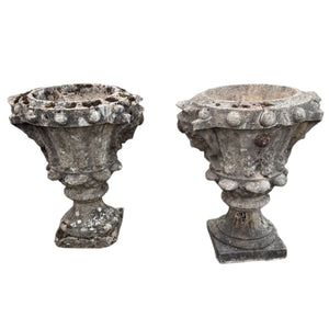 Pair Contrete French Jardinieres