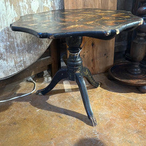 English Lacquer Side Table