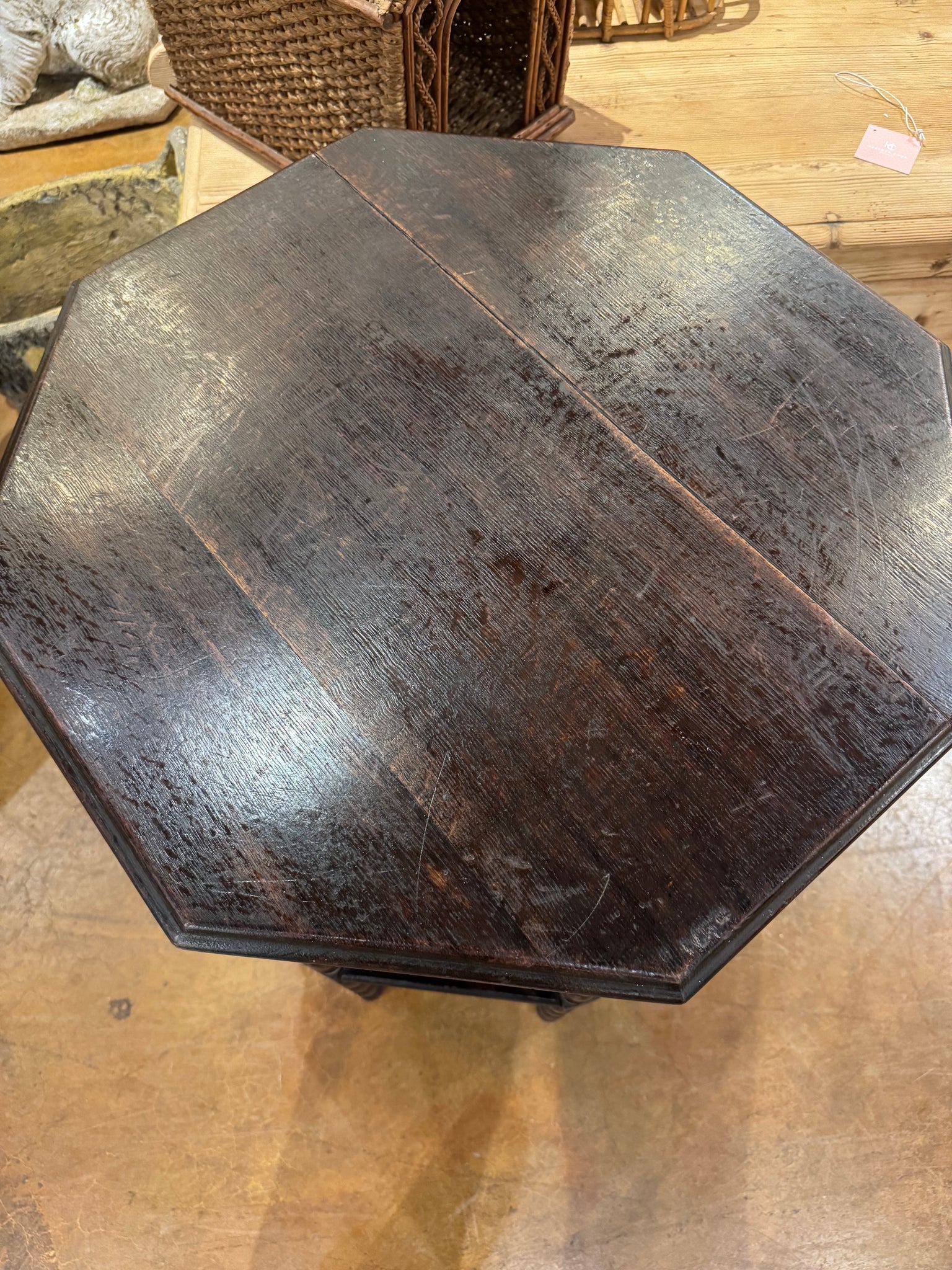 French Octagon Side Table