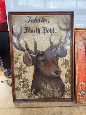 German Painting of Stag