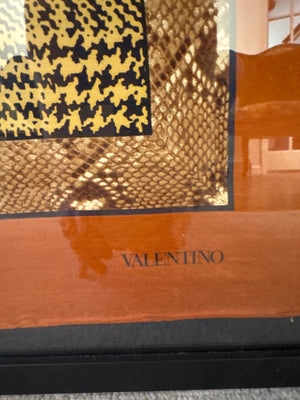 Framed Valentino Scarf