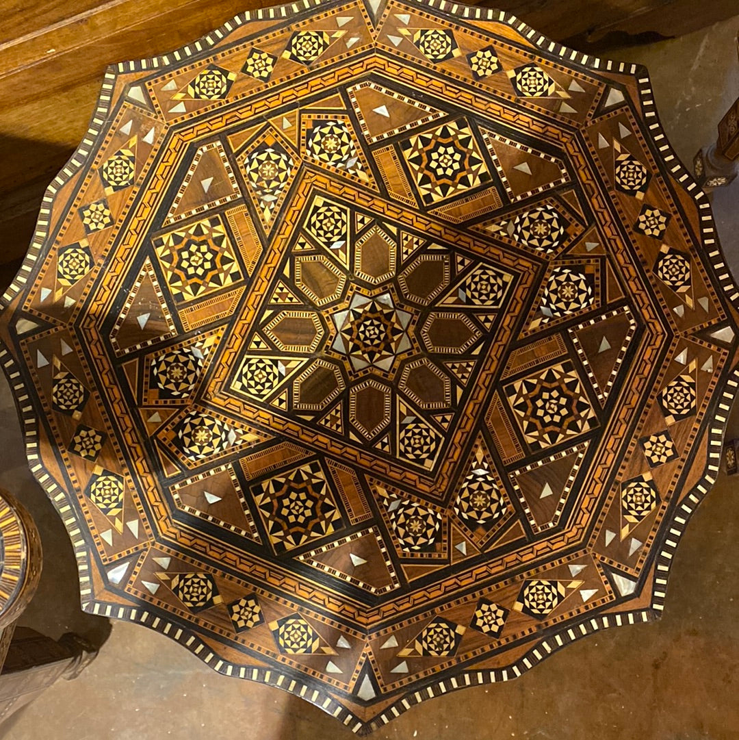 Moroccan Inlaid Table