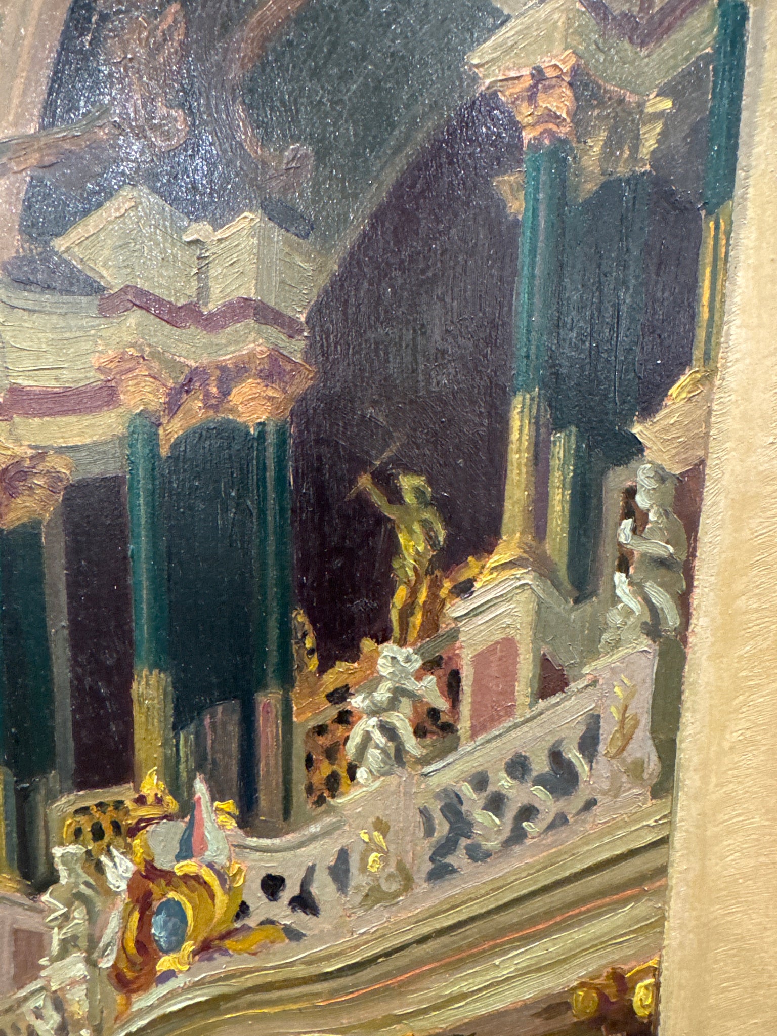 French Oil on Board