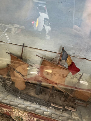 French Ship Diarama