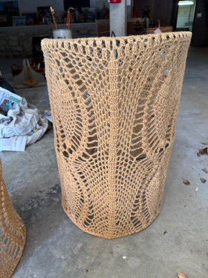 Pair of French Macramé Pendants