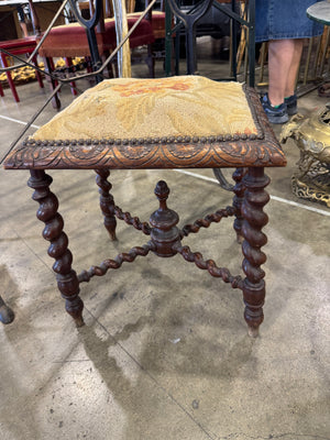 French Needlepoint Bench
