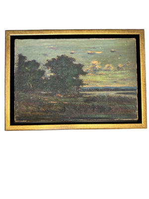 French Oil on Canvas