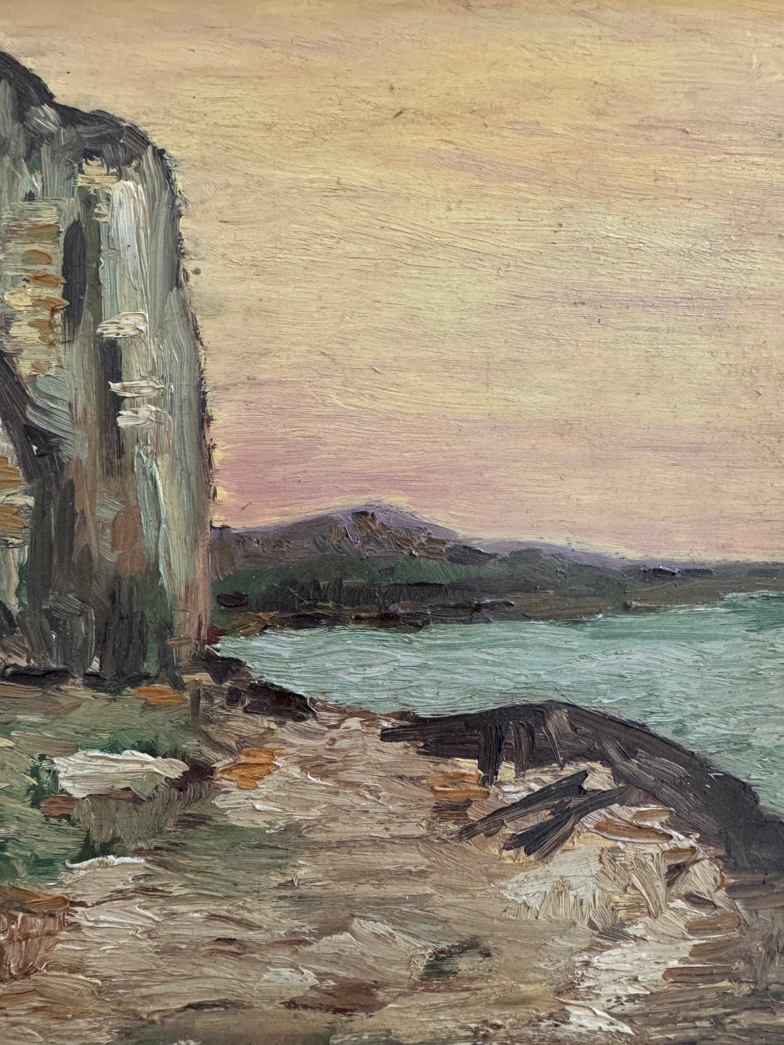 French Oil on Board