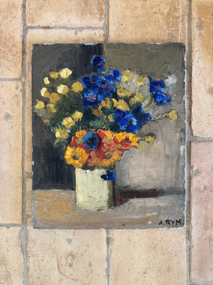 French Oil on Canvas