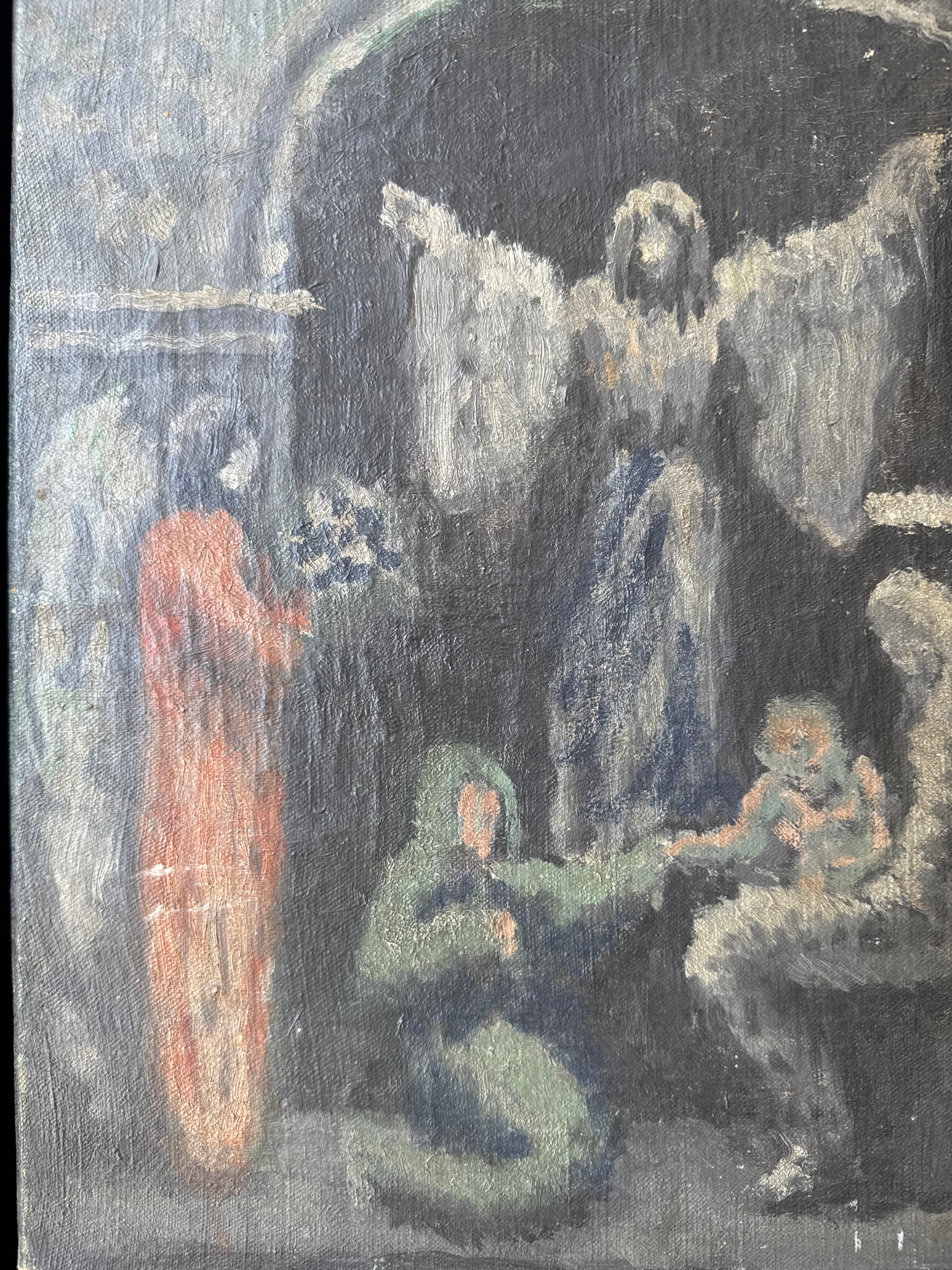 French Angel Painting