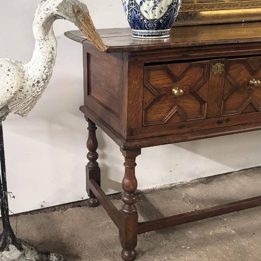 English Oak Dresser Base