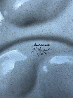 French Oyster Plates and Platter