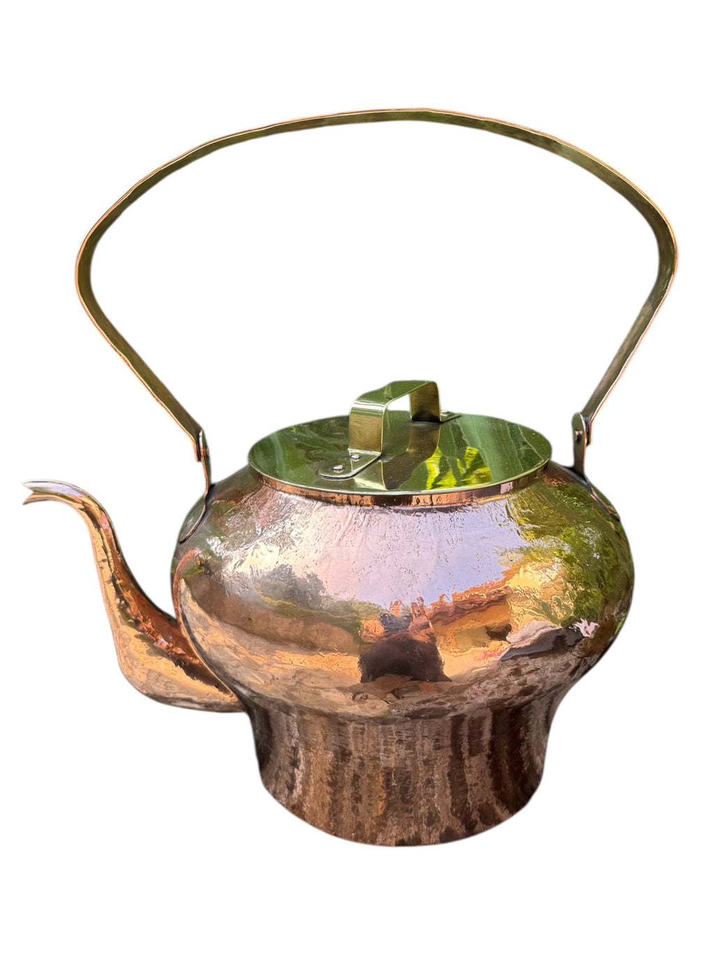 French Copper Teapot