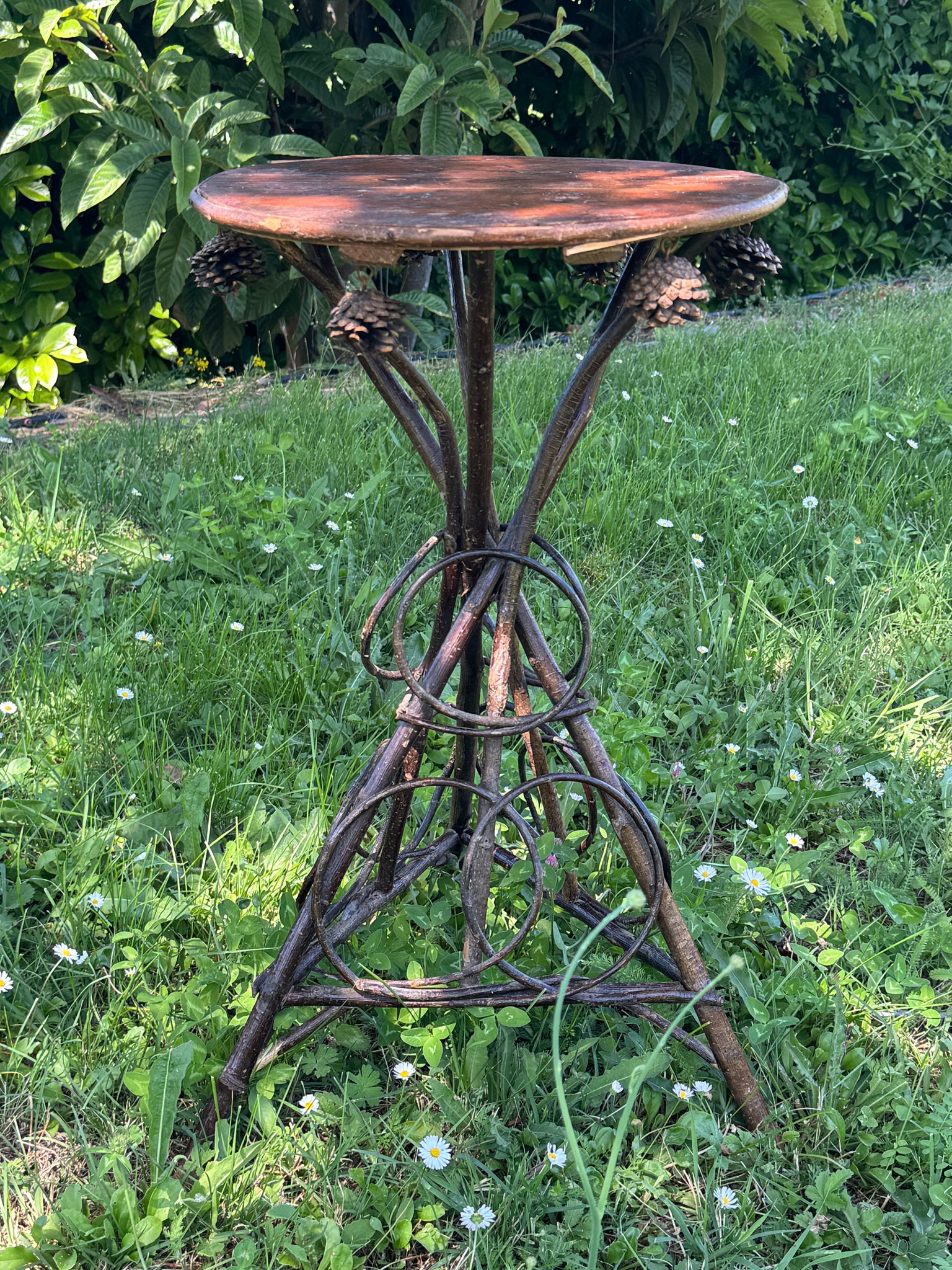 French Tramp Art Table