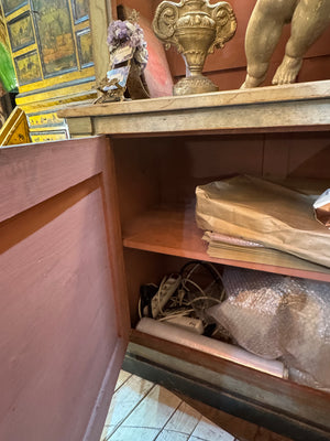 Pair French Cabinets with Shelves