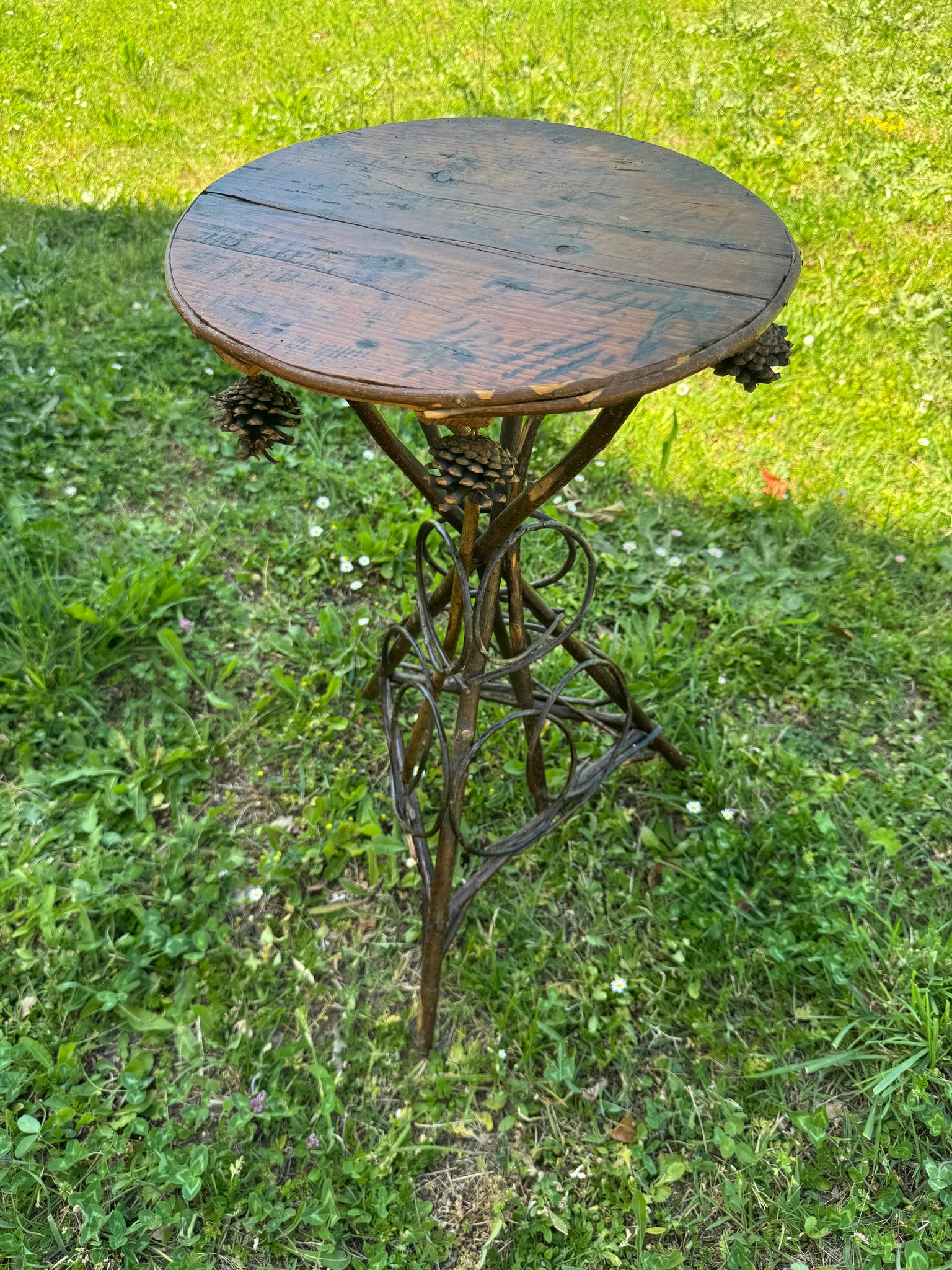 French Tramp Art Table
