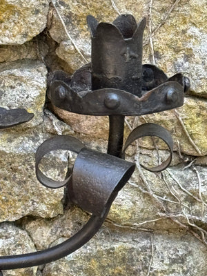 French Wrought Iron Candelabra