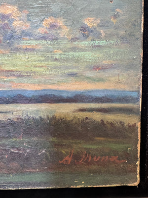 French Oil on Canvas