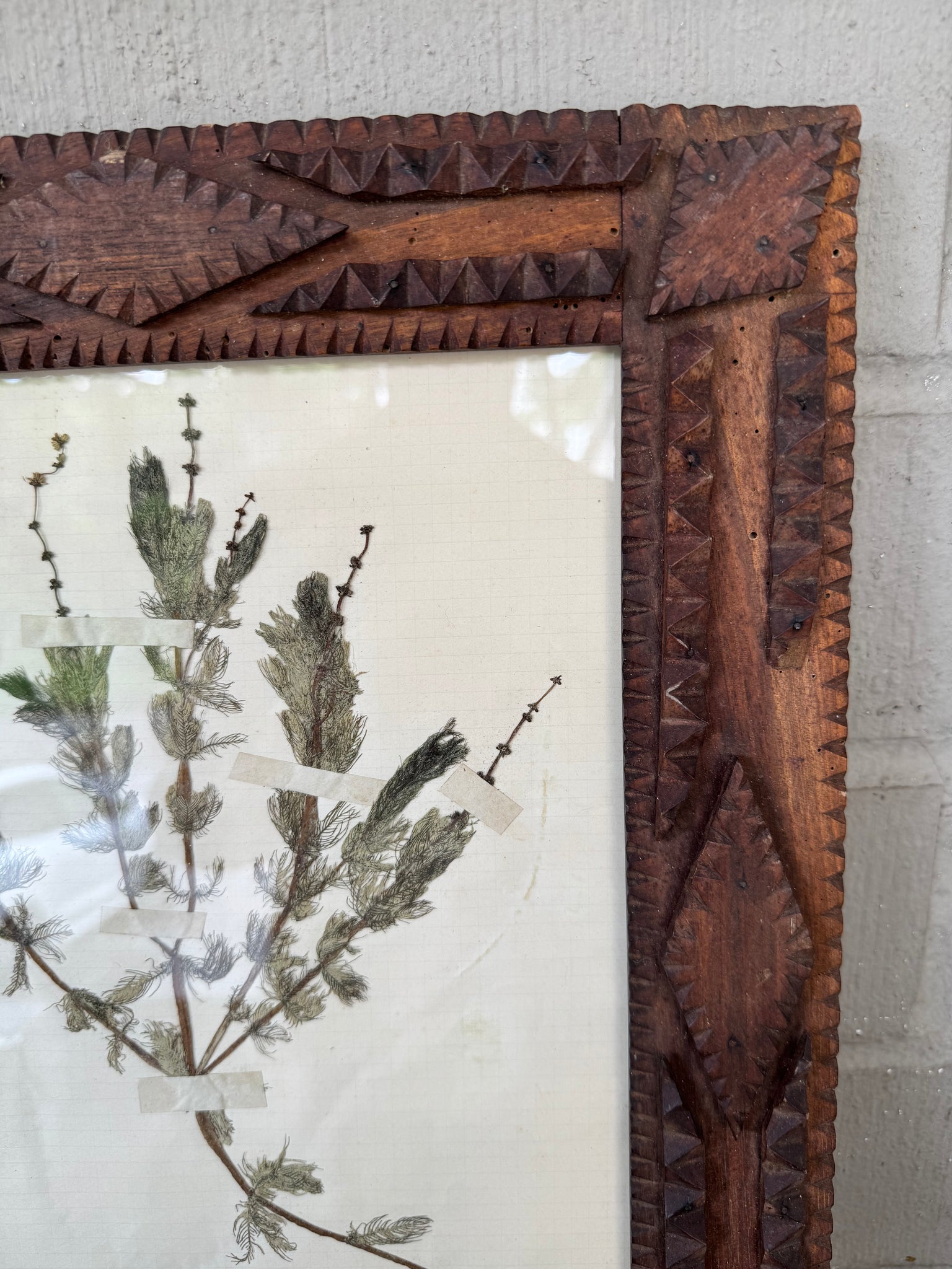 French Tramp Art Herbarium