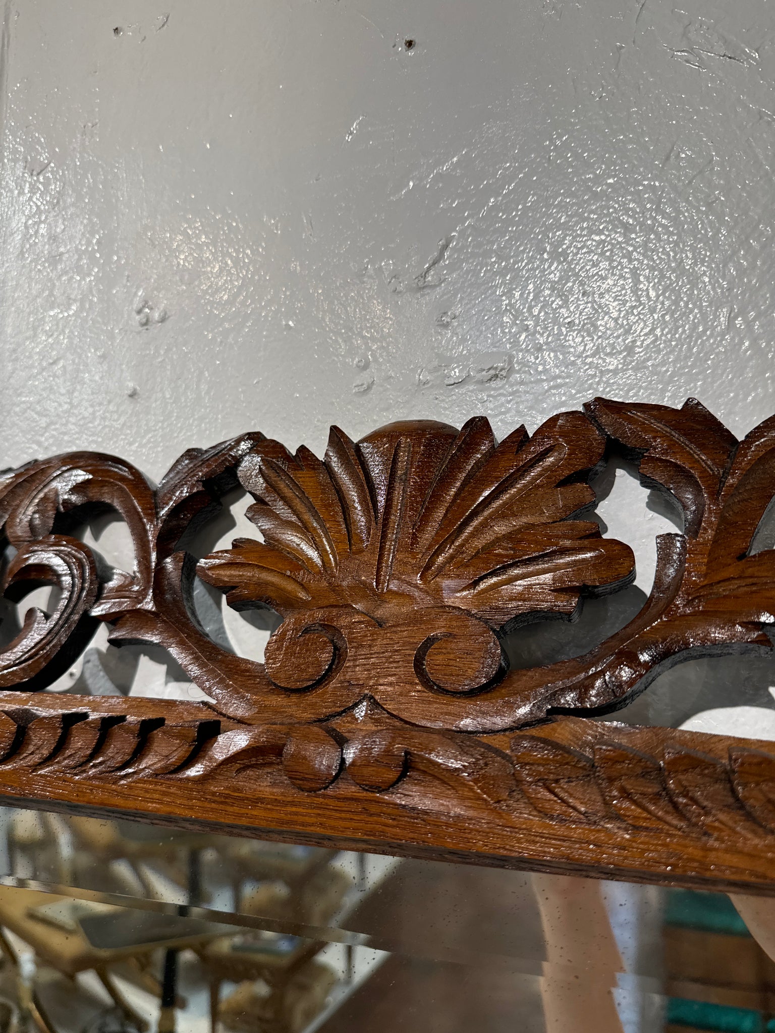 Late 19th c French Carved Mirror