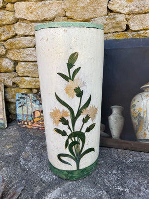 French Ceramic Umbrella Stand