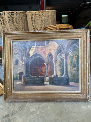 French Painting of Monestery