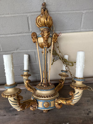 French Carved Chandelier