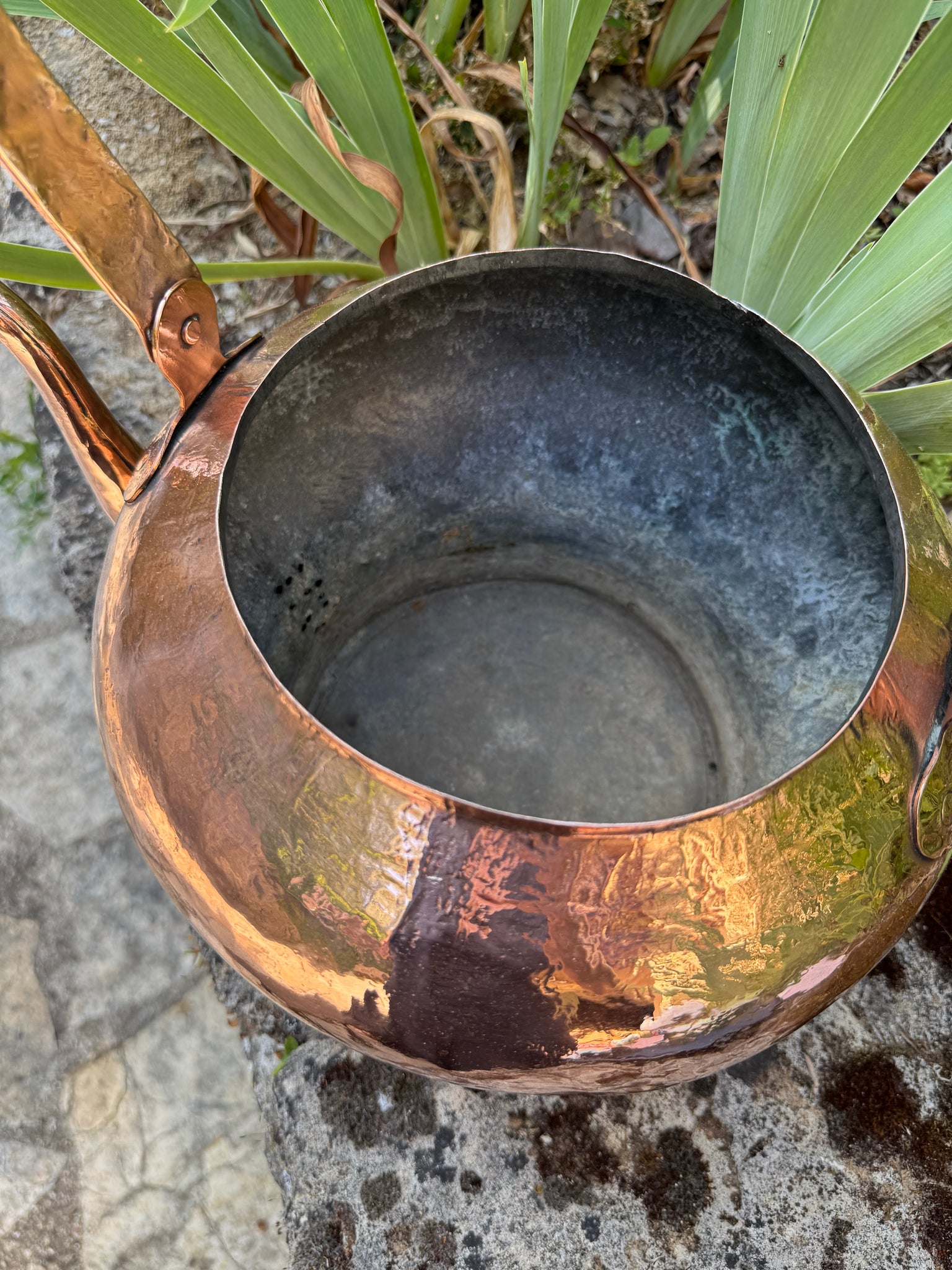 French Copper Teapot
