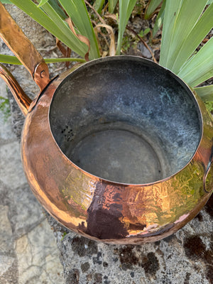 French Copper Teapot